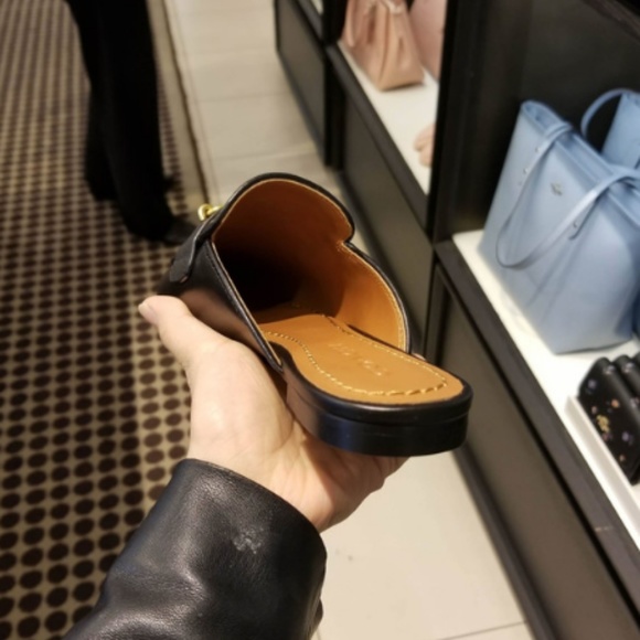 COACH SCOTTY SLIDE BLACK US10 - Picture 4 of 8